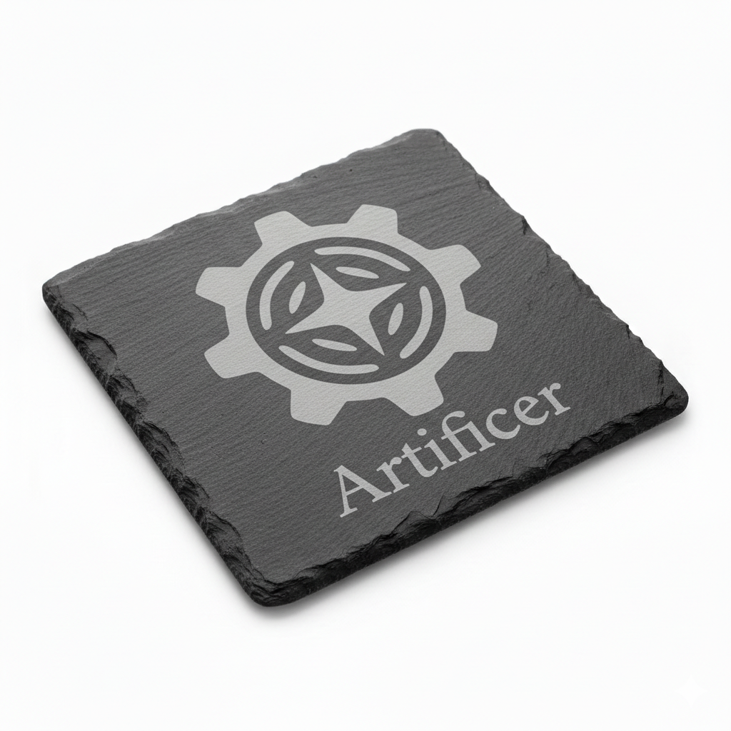 Artificer D&D Coaster – "Gear Magic"