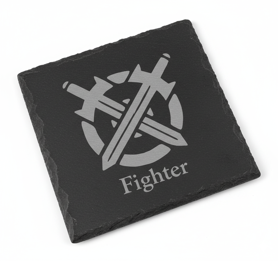 Fighter D&D Coaster – "Holy Cross Sword"