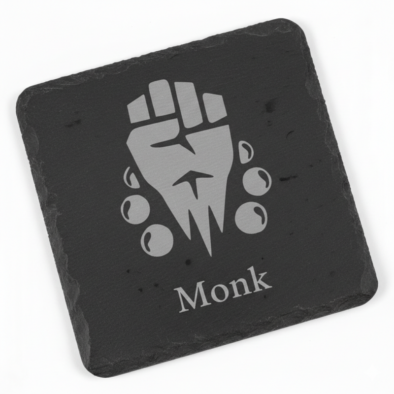 Monk D&D Coaster – "Martial Discipline"
