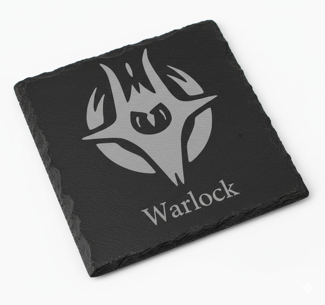 Warlock D&D Coaster – "Eldritch Symbol"